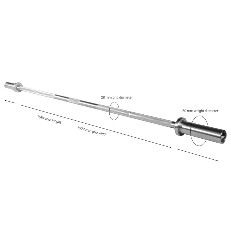 417 Gymleco compact barbell